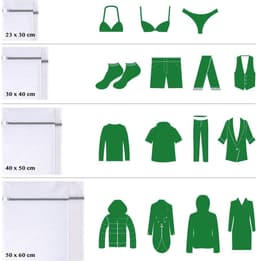 Waszak - Waszakken Voor Wasgoed - Waszakje Lingerie - Travel Organizer - Set Van 8 — thumbnail 5