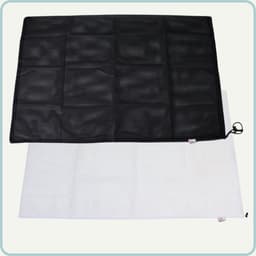 NORDIX Waszak Groot XL - 60x90CM - Waszakken - 2 Stuks - Laundry Bag - Wasnet - Waszakje - Treksysteem - Trekbandsluiting - Polyester - Schoenenzak - BLACK & WHITE — thumbnail 4