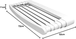 Wanddroogrek - Wasdroger - ophangsysteem - compact ontwerp Wanddroogrek — thumbnail 2