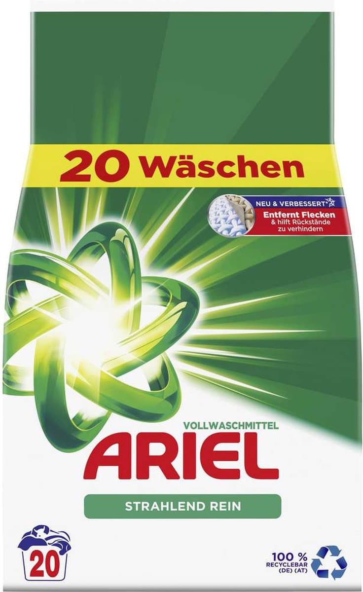 Ariel Waspoeder Regular 20 Wasbeurten — afbeelding 1
