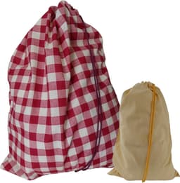 Bluvardi katoenen waszakken set van 2 stuks - red-yellow — thumbnail 1