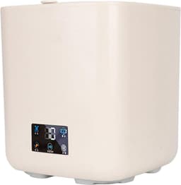7 Liter Grote Capaciteit Draagbare Wasmachine met Centrifuge LCD-aanraakscherm Automatisch Geïntegreerde Bediening voor (Beige) — thumbnail 1