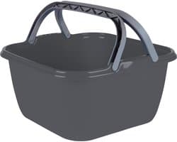 Bo-Camp - Afwasbak Camping - Vierkant - 13 Liter - Grijs — afbeelding 1