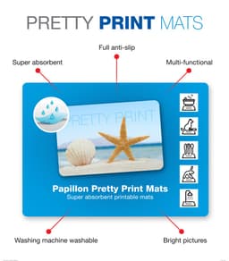 Papillon Wasmachine Beschermer - Antislip mat - 60x60 cm - Papillon Winter — thumbnail 4