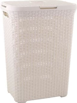 Curver Style Wasmand met deksel - 40L - Vintage/Gebroken wit — thumbnail 1