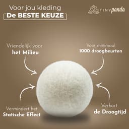 Droger Ballen XL 6 stuks inclusief lavendelolie – Zero waste Dryer Balls - Wasverzachter – Herbruikbare Drogerballen – Sneller drogen — thumbnail 4