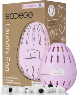 EcoEgg Was ei – Lentebloemen - Wasparels – Navulbaar – Geschikt voor de gevoelige huid – Dermatologisch getest - 70 wasbeurten - Roze — thumbnail 2