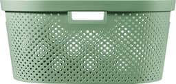 Curver - Infinity Recycled Dots - Wasmand - 40L - Groen — thumbnail 4