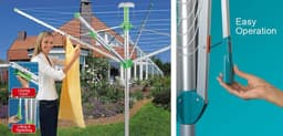 Juwel Droogmolen Novaplus 500 Easy - incl. grondanker en beschermhoes - 42.8m — thumbnail 4