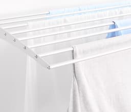 Foxydry Fold 116 cm DOWN - white - wasdroogrek wandmontage clicksysteem - neerwaartse sluiting - 116 x 50 x 10 cm — thumbnail 2