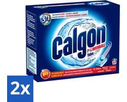 Calgon - Wasmachinereiniger - Tegen Kalkaanslag / Wasmiddelresten / Geuren - 55 Tabletten - Voordeelverpakking - 2 stuks — afbeelding 1