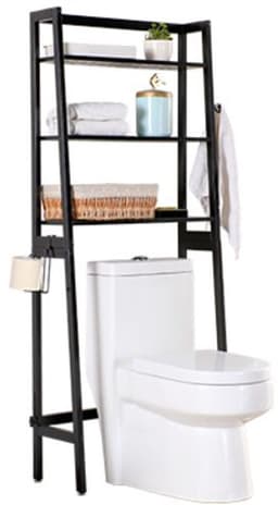 BIRONY® Wasmachine Kast - Wasmachine Opbouwmeubel - Wasmachinekast - Wasmachine Meubel - Toiletkastje - WC Kast - Wasmachine Rek - Badkamer Rek - Wandplank - Badkamerkast - Badkamer Accessoires — thumbnail 2