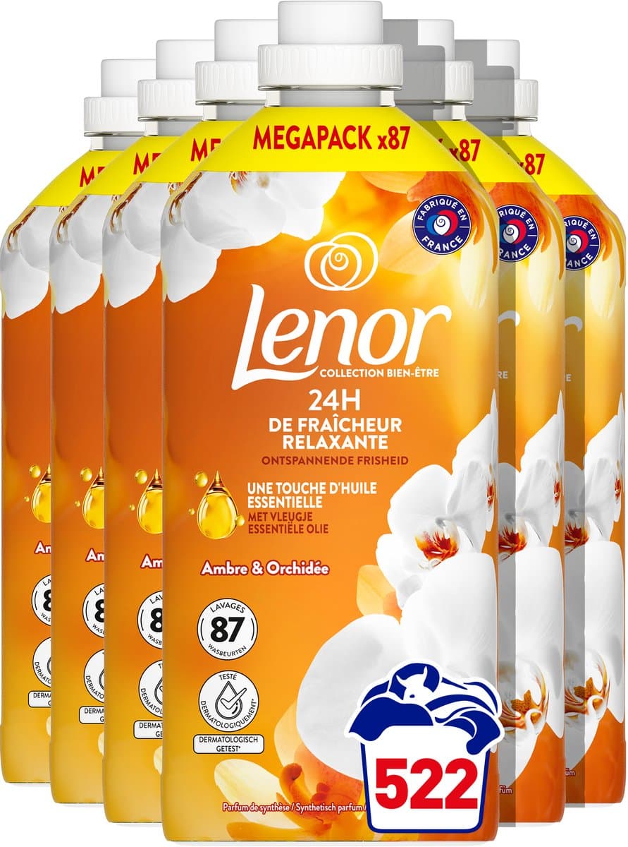 Lenor Wasverzachter Amber & Orchidee - 6 x 87 Wasbeurten — afbeelding 1