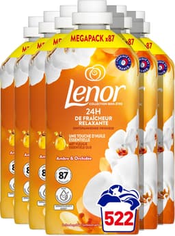 Lenor Wasverzachter Amber & Orchidee - 6 x 87 Wasbeurten — thumbnail 1