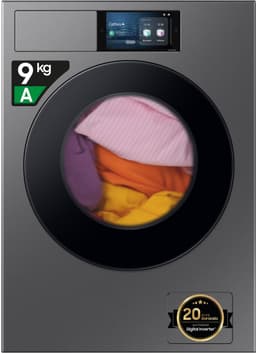 Samsung WF90F09C4SU3 Wasmachine – 9 kg – 1400 rpm – AI Home – AI Wash – Auto Dispense – Wi-Fi (SmartThings) – Energieklasse A-55% – Zilver — thumbnail 1