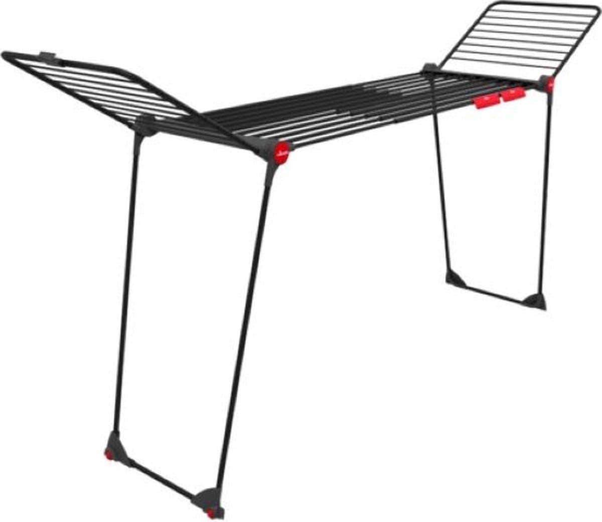 Vileda Infinity Flex Ultimate Droogrek (Black Edition) - Tafel Droogrek - 30 m drooglengte - Telescopisch uittrekbaar centraal plateau - Hoge vleugels — afbeelding 1