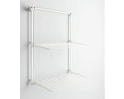 Foxydry Wall Plus 88 cm White - wanddroogrek -bediening links- 88 x 52 x 137 cm — afbeelding 1