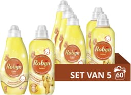 Robijn - Wasmiddel en Wasverzachter Pakket - Zwitsal - 5 stuks - (60 Wasbeurten) - Voordeelverpakking — thumbnail 1