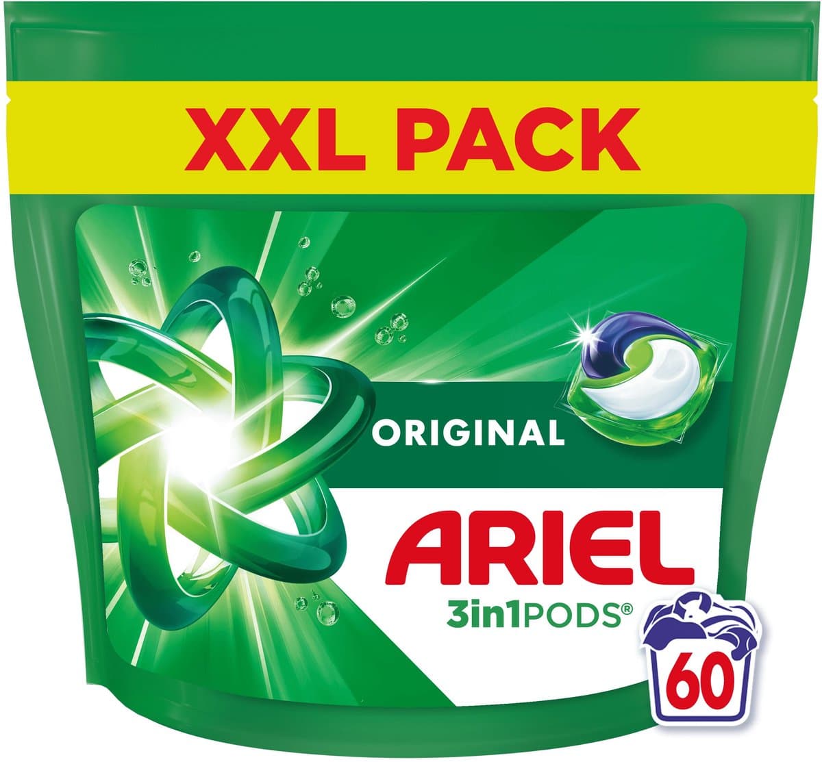 Ariel 3in1 Wasmiddel Pods Original - 60 Wasbeurten — afbeelding 1