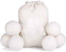 6 Droger bal - Wasdroger Herbruikbare Wollen Droger Ballen - Wasballen - Droogballen Voor Snellere Droogtijd - dryerballs - Set 6 Stuks - drogerballen voor wasdroger — afbeelding 1