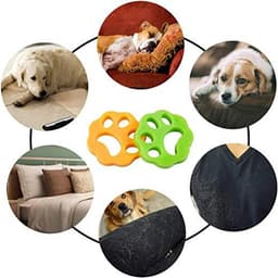 Pet Hair Remover voor Wasserij Wasmachine Haarvanger, Wasmachine Lint Filters Haarverwijderaar Bal voor wasmachine Ballen, Herbruikbare Schoonmaakbal - voor Wasserij Drijvende Huisdier Bont — thumbnail 2