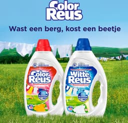 Color Reus Gel - Vloeibaar Wasmiddel - Gekleurde Was - Voordeelverpakking - 6 x 19 Wasbeurten — thumbnail 3