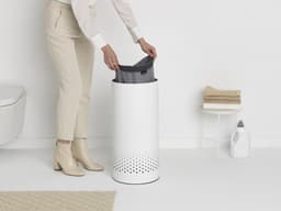 Brabantia Wasmand - met Deksel - 35 l - White — thumbnail 4