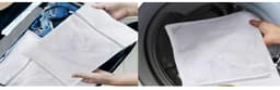 Benson Waszakjes - 2x - 2 stuks - wit - 40 x 30 cm - met rits - waszakken — thumbnail 2