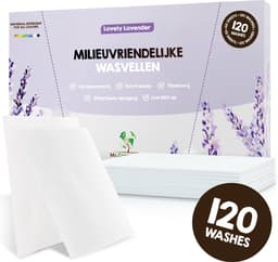 Mr. Green Mind Wasstrips - 120 Wasbeurten -- Lovely lavender- Wasmiddel Wasmiddeldoekjes incl. wasverzachter — thumbnail 1