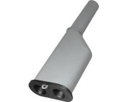 Dparts afvoer y-stuk met rubberen dop - voor wasmachine en droger - duo dubbele splitter - condens water afvoerslang verdubbelaar — afbeelding 1