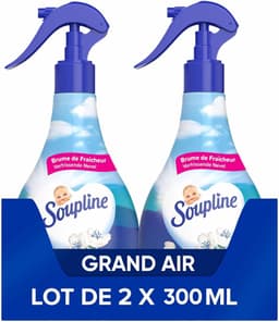 SOUPLINE - 3D Laundry Mist - Spray to refresh your laundry - Perfumes instantly - Ideal addition to your fabric softener - Pack of 2 x 300 ml — thumbnail 2