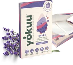 YOKUU Probiotische Wasstrips - 64 Wasbeurten - Lavendel Geur - Reis Wasmiddel - Ultra Geconcentreerd en Voorgedoseerd - Ecologisch Wasproduct — thumbnail 2