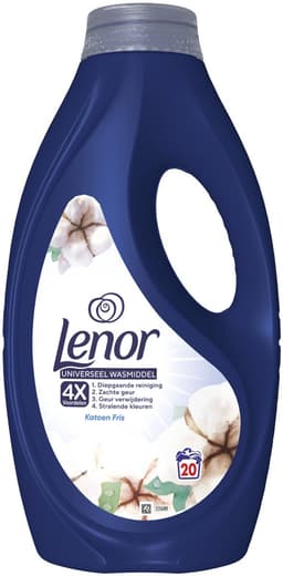 Lenor Vloeibaar Wasmiddel Katoen Fris - 4 x 20 Wasbeurten — thumbnail 3