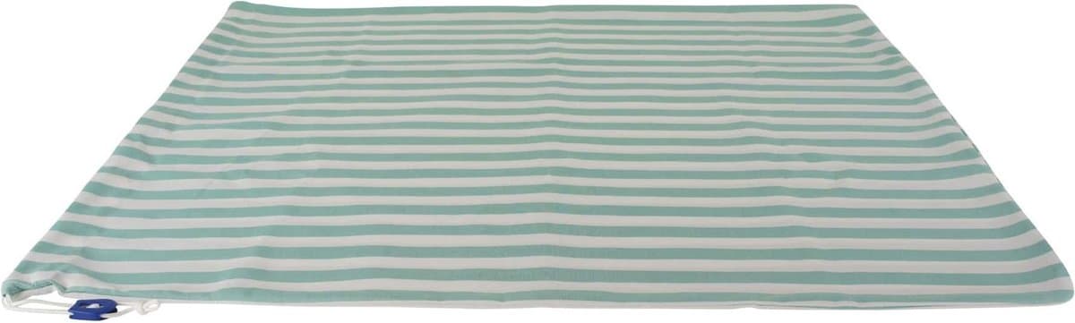 Waszak 60x60 cm - Met K-locksluiting - Groen gestreept — afbeelding 1