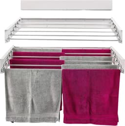Goodivery ® Ruimtebesparende inklapbare wasdroger voor muur en balkon, ideaal voor binnen en buiten gebruik — thumbnail 1