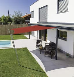 Grondanker bevestiging zonnezeilmast Premium bodemplaat paaldrager vorstbestendig mouwlengte 90 cm 10707 — thumbnail 1
