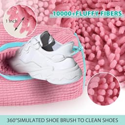 Waszak - Wasnet Voor Schoenen - Waszak Voor Schoenen - Schoenen Waszak - 39 x 19 Cm - Netje Anti-Vervorming - Delicaat Wasgoed - Schoen Wassen - Schoenenwaszak - Wasgoed - Wasmachine - Schoenen / Sneakers - Met Rits En Hangende Ring - Herbruikbaar — thumbnail 2
