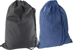 Bluvardi katoenen waszakken set van 2 stuks - XXL -marine blue-antracit — thumbnail 1