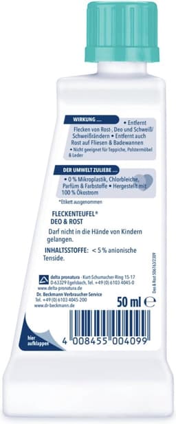 Dr. Beckmann Vlekduivel roest & deodorant | 50 ml — thumbnail 3