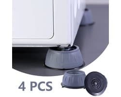 Trillingdempers Wasmachine 4 stuks - Trillingdempers - Wasmachine accessoires - Wasmachine voetjes - Anti trillings - Schokdempers wasmachine - Antislip rubber - Non slip - Anti-vibratiemat - Extra dik - Wasmachine - Droger - Koelkast — afbeelding 1