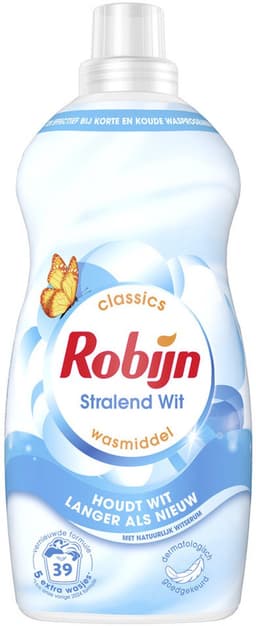 Robijn Klein & Krachtig Wasmiddel Stralend Wit 39 Wasbeurten 1,19 liter — thumbnail 1