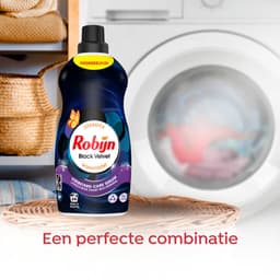 Robijn - Klein & Krachtig Wasmiddel Black Velvet 34 Wasbeurten - 4 x 1,19 liter - Voordeelverpakking — thumbnail 4