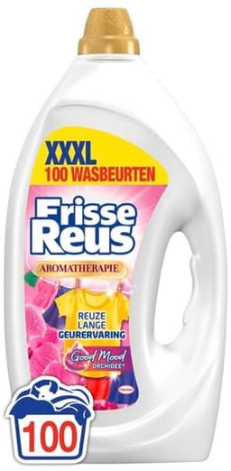 Frisse Reus Gel Orchidee - Vloeibaar Wasmiddel - Gekleurde Was - Frisse Geurbeleving - 100 Wasbeurten - Grootverpakking — thumbnail 1