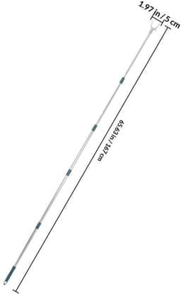 Dailygoods- Kledingstang Uittrekbaar - Kledingroede - Waslijnstang - Beugelgrijper - Duurzaam Materiaal - Praktisch Hulpmiddel - Waslijn — thumbnail 2