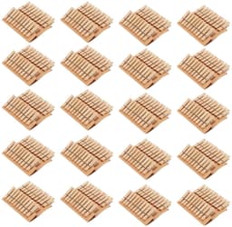 Dailygoods- Wasknijpers Mini Houten - Set van 400 - 3,5 x 0,7 cm - Voor Knutselen - Doe-het-zelf Decoratie - Betrouwbare Grip - Knutselmateriaal — thumbnail 1