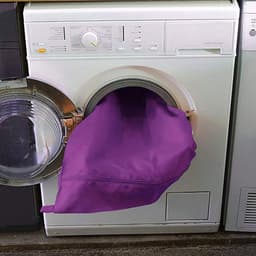 Waszak voor Huisdieren - Voorkom Verstoppen van de Wasmachine - Geschikt voor Honden, Katten en Dekens - Ideaal voor Huisdierbedden en Kleding (Paars) — thumbnail 3