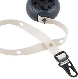 Draagbare waslijn voor in de auto - wanddroogrek - waslijn uittrekbaar - Winddichte en antislip waslijn - Zwart - 10,7*10,7*4,3 cm - ABS/legering gesp/imitatie nylon band — thumbnail 4