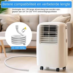 Universele Airco Slang - Condensslang Afvoer - Apparaten Ontvochtigen - Verstelbare Maten - 400 cm - Wit — thumbnail 3