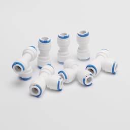 Wateraanvoerslang en aansluitset voor RO-waterfiltersysteem en koelkast, 10 meter, 3/8" PE, inclusief koppelstukken en ventiel — thumbnail 4