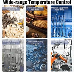 droogoven met constante temperatuur voor laboratorium/industrie, geforceerde lucht droogoven met laboratoriumlucht met temperatuurregelaar met (16 liter) — thumbnail 4